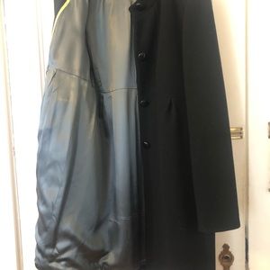 Beautiful Black Italian wool Jcrew coat like new